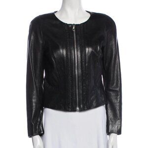 Rag & Bone Lamb Leather Biker Jacket